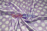 Polka Dot Charmeuse Satin Fabric - 58/60" Width, Multiple Colors, 1.5" Dots (1 Yard)