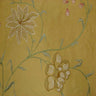 Layla Floral Embroidered Silk Fabric - Apricot, 54" Width (1 Yard)