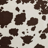 Velvet Upholstery Fabric Safari Cow Print
