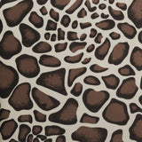 Velvet Giraffe Print Upholstery Fabric by the Yard