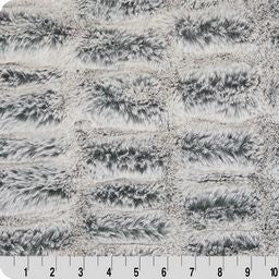 Luxe Cuddle Iced Milan Silver Pine Fabric