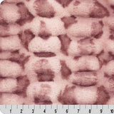 Luxe Cuddle Milan Clouded Leo Rosewater Fabric 58-60"
