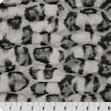Luxe Cuddle Fabric Milan Clouded Leo Silver