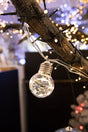 LED String Lights with Clear Balls - 2” Orbs