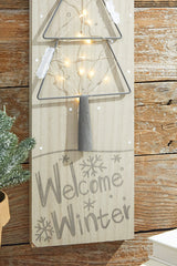 24” LED Holiday Tree Wall Decor
