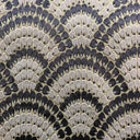 Lennix Cut Velvet Fabric - Scallop Multi-Colored, 55" Width (1 Yard)