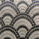Lennix Cut Velvet Fabric - Scallop Multi-Colored, 55" Width (1 Yard)