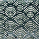 Lennix Cut Velvet Fabric - Scallop Multi-Colored, 55" Width (1 Yard)
