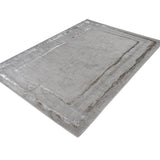 LEON 3201 Polyester Viscose Area Rug - Beige, Machine Loom, Made In Turkey, 9' 8" X 13' (1 Rug)