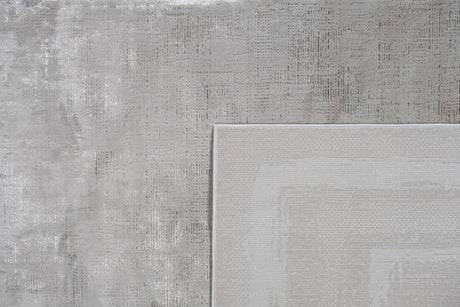 LEON 3201 Polyester Viscose Area Rug - Beige, Machine Loom, Made In Turkey, 9' 8" X 13' (1 Rug)