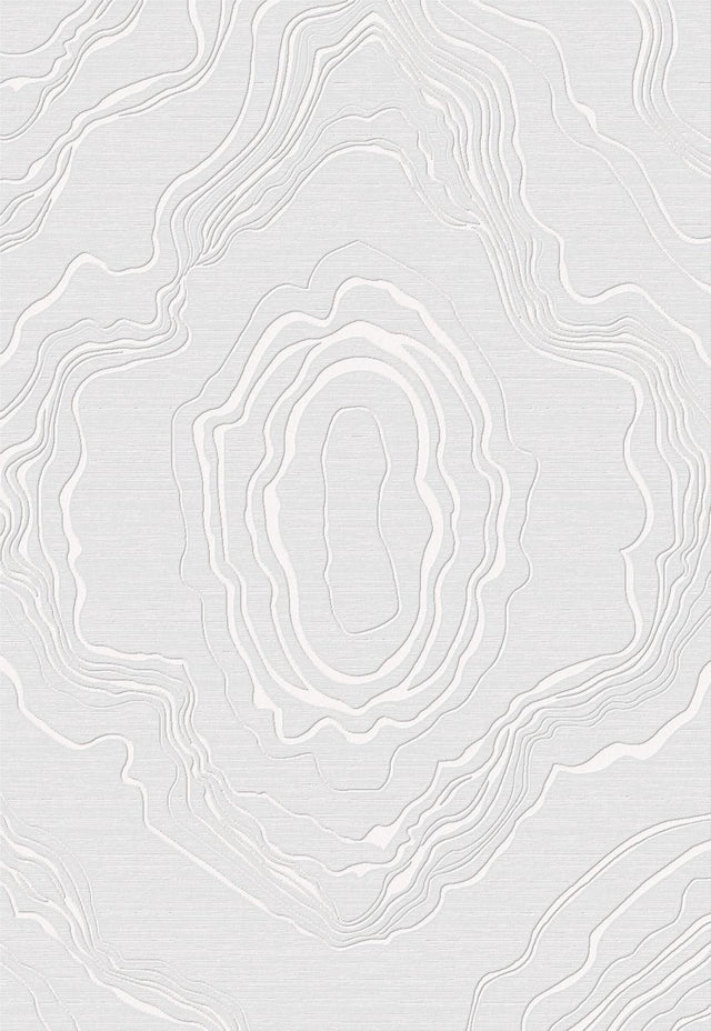 LEON 3202 Polyester Viscose Area Rug - White, Machine Loom, Made In Turkey (3 Sizes)