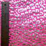 Leopard Reflective Stretch Nylon Spandex Fabric - Leopard Spot Design, Black, 58/60" Width