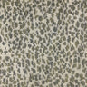 Lepard Animal Print Polyester Fabric - Velvet On Linen Look, Navy, Taupe, Gray, 55" Width (1 Yard)