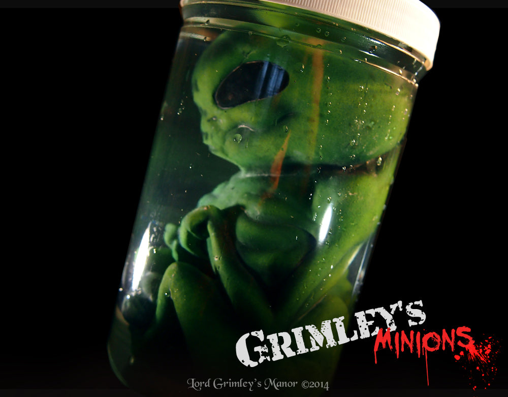 Combo - Green Alien and Cthulhu - Embryo Jar