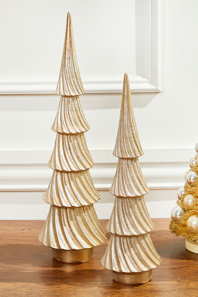 17" Resin Modern Tree