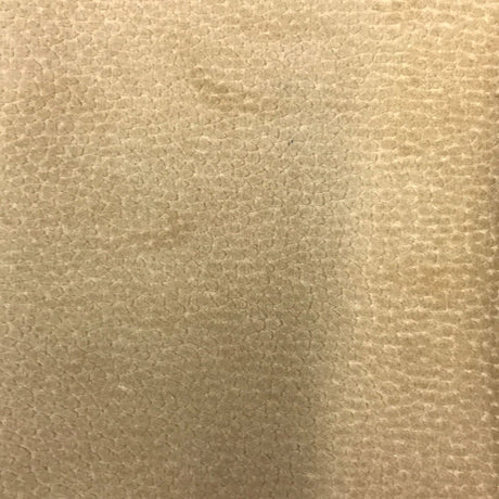 Liam Shiny Animal Skin Cut Velvet Fabric - Beige, 56" Width (1 Yard)