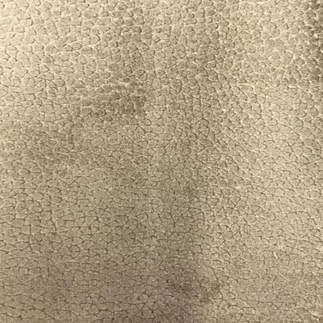 Liam Shiny Animal Skin Cut Velvet Fabric - Beige, 56" Width (1 Yard)