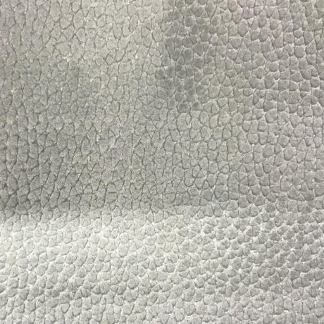Liam Shiny Animal Skin Cut Velvet Fabric - Beige, 56" Width (1 Yard)