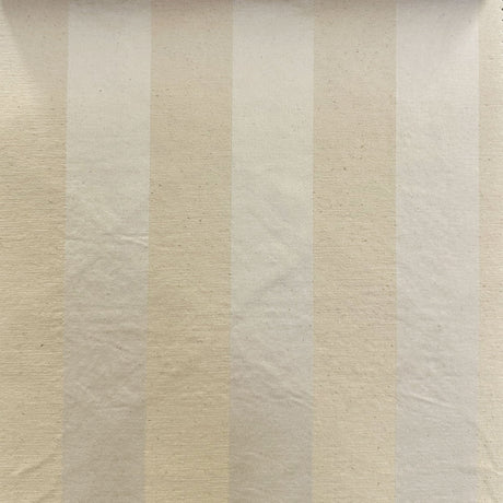 Libby Embossed Striped Jacquard Cotton Polyester Fabric - Natural Washed, 60" Width (1 Yard)
