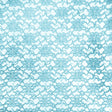Blue Raschel Lace Fabric