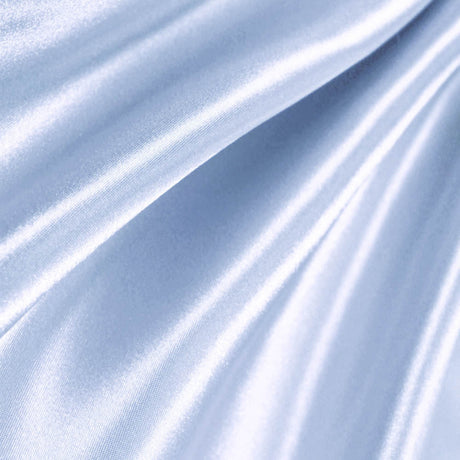Bridal Satin Light Blue Fabric,