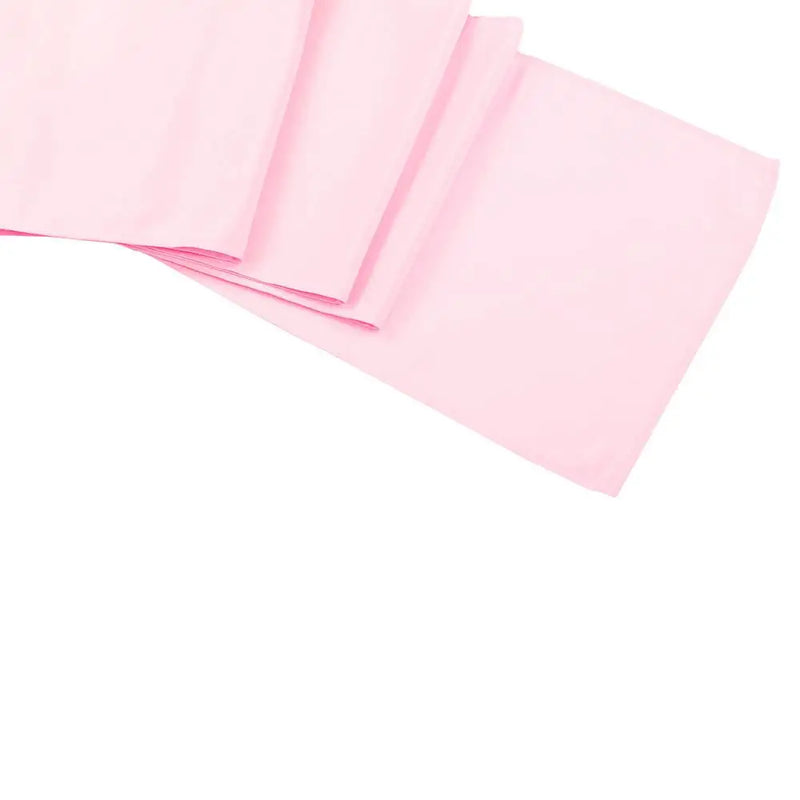 Light Pink Polyester Table Runner
