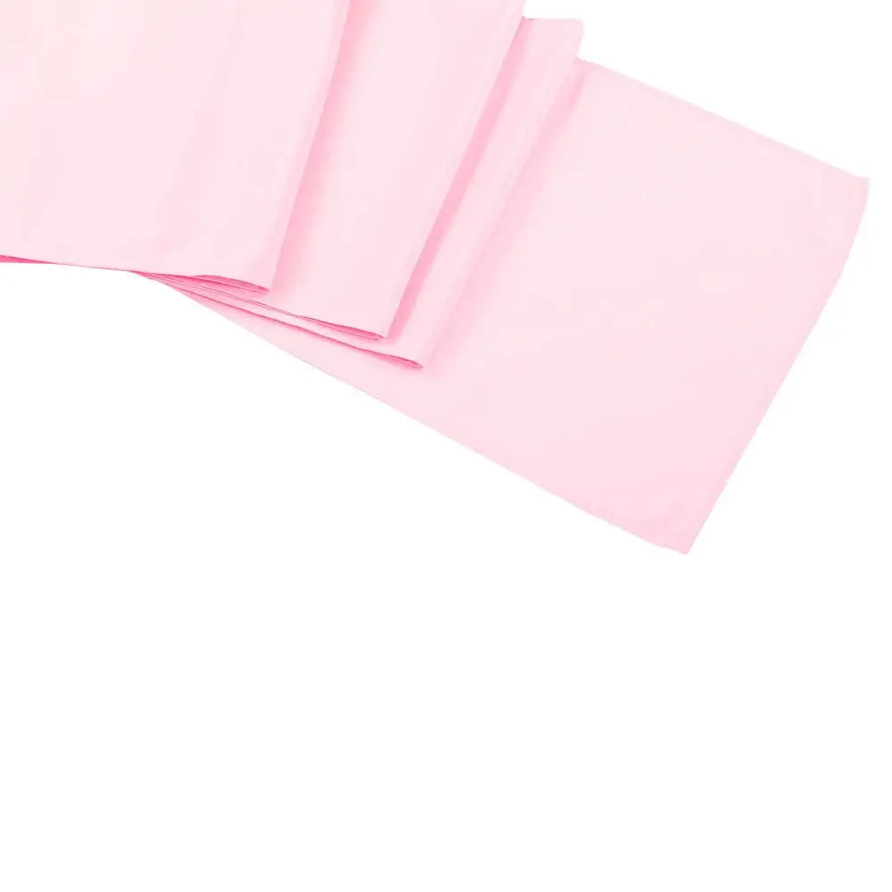 Light Pink Polyester Table Runner