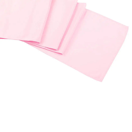 Light Pink Polyester Table Runner
