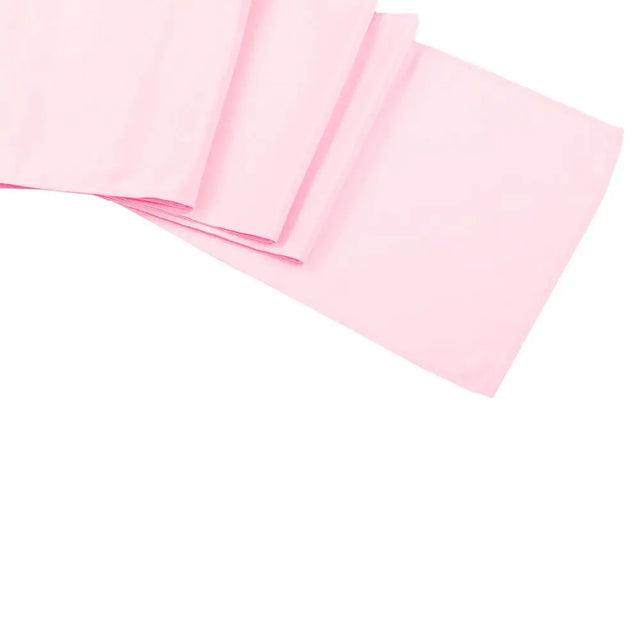 Light Pink Polyester Table Runner