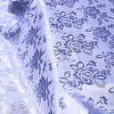 Floral Jacquard Satin Fabric - Floral Woven Brocade, 60" Width