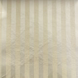 Lily Cotton Polyester Jacquard Fabric - Embossed Striped, Natural/Washed, 60" Width (1 Yard)