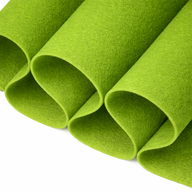 Lime Acrylic Felt Fabric 72 Inch Wide
