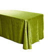 Lime Crinkle Crushed Taffeta Rectangular Tablecloth 90 x 156″