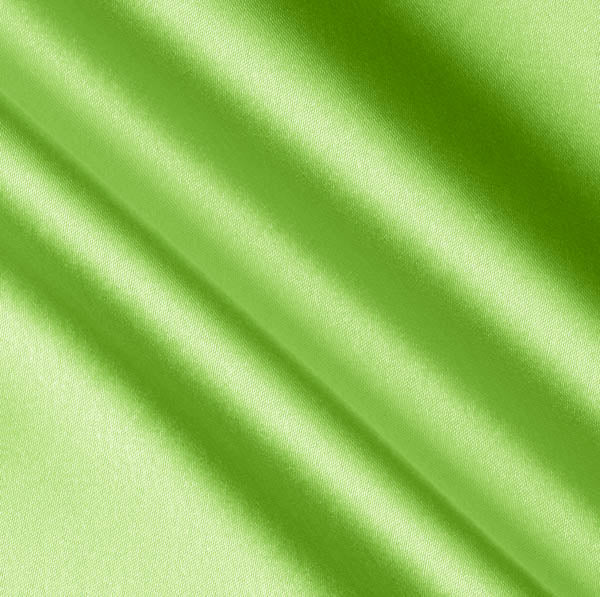 Lime Crepe Back Satin Fabric,