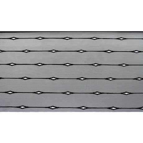 Linear Flocked Stretch Mesh Nylon Spandex Fabric - Navy/Black Linear Flocked, 54" Width (1 Yard)