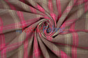 Plaid Flannel Fabric - 80 Percent Polyester 20 Percent Cotton, Plaid Pattern, 7 Oz, Soft Brushed Cotton Face (1 Yard)