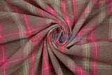 Plaid Flannel Fabric - 80 Percent Polyester 20 Percent Cotton, Plaid Pattern, 7 Oz, Soft Brushed Cotton Face (1 Yard)