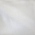 Lisa Fabric Polyester Sheer Fabric - Textured Solid Metallic White, 110" Width (1 Yard)