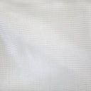 Lisa Fabric Polyester Sheer Fabric - Textured Solid Metallic White, 110" Width (1 Yard)