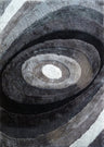 Soft Plush Fluffy Circle Design Polyester Fabric - Shag Area Rug, Circle Design, 7'6" X 10'3" (1 Piece)