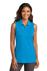 Port Authority® Women's Dry Zone® UV Micro-Mesh Sleeveless Polo