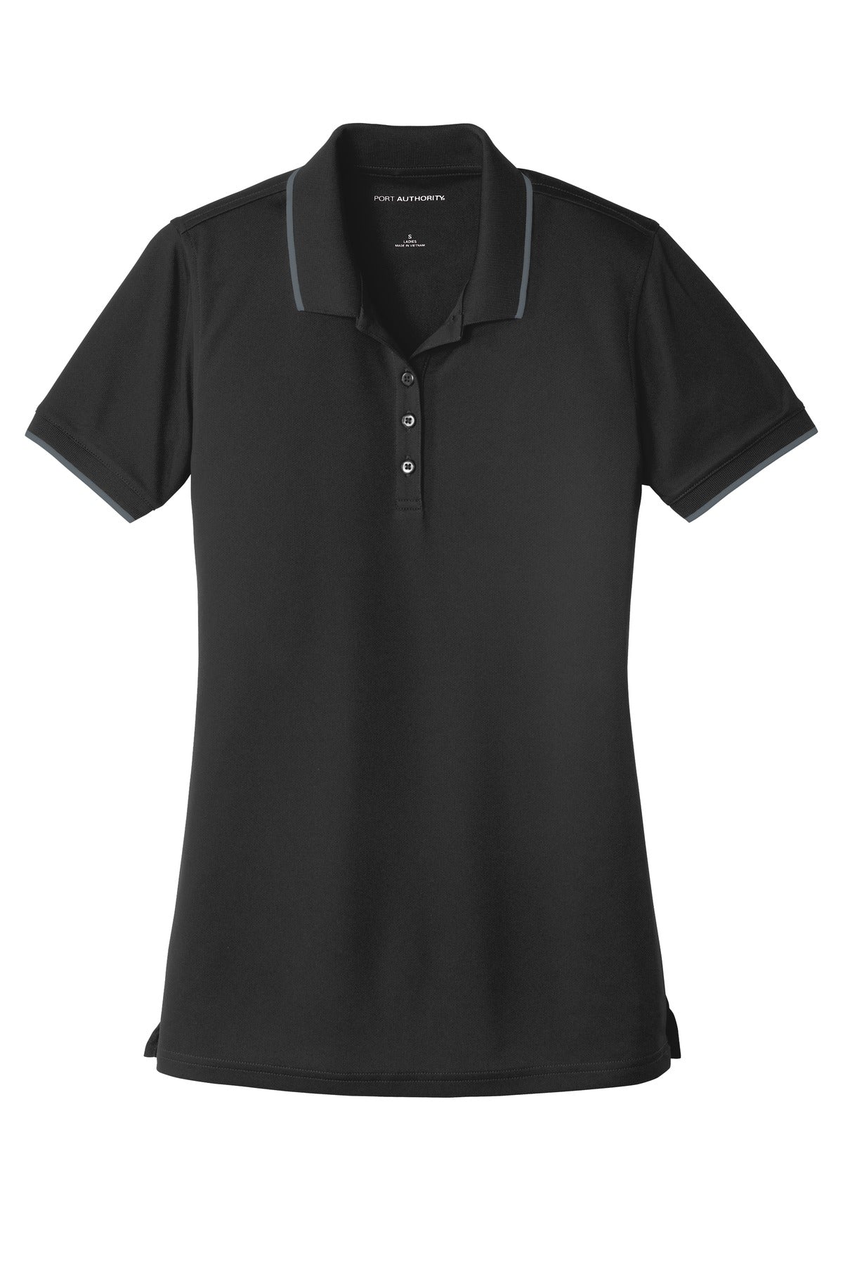 Port Authority® Women's Dry Zone® UV Micro-Mesh Tipped Polo