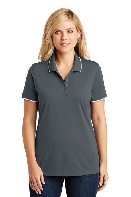 Port Authority® Women's Dry Zone® UV Micro-Mesh Tipped Polo