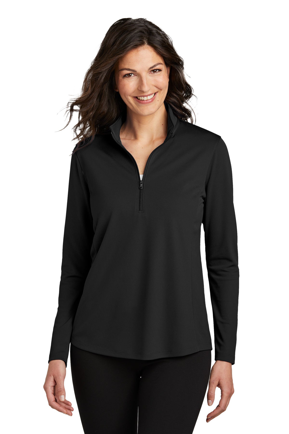 Port Authority® Women's Dry Zone® UV Micro-Mesh 1/4-Zip