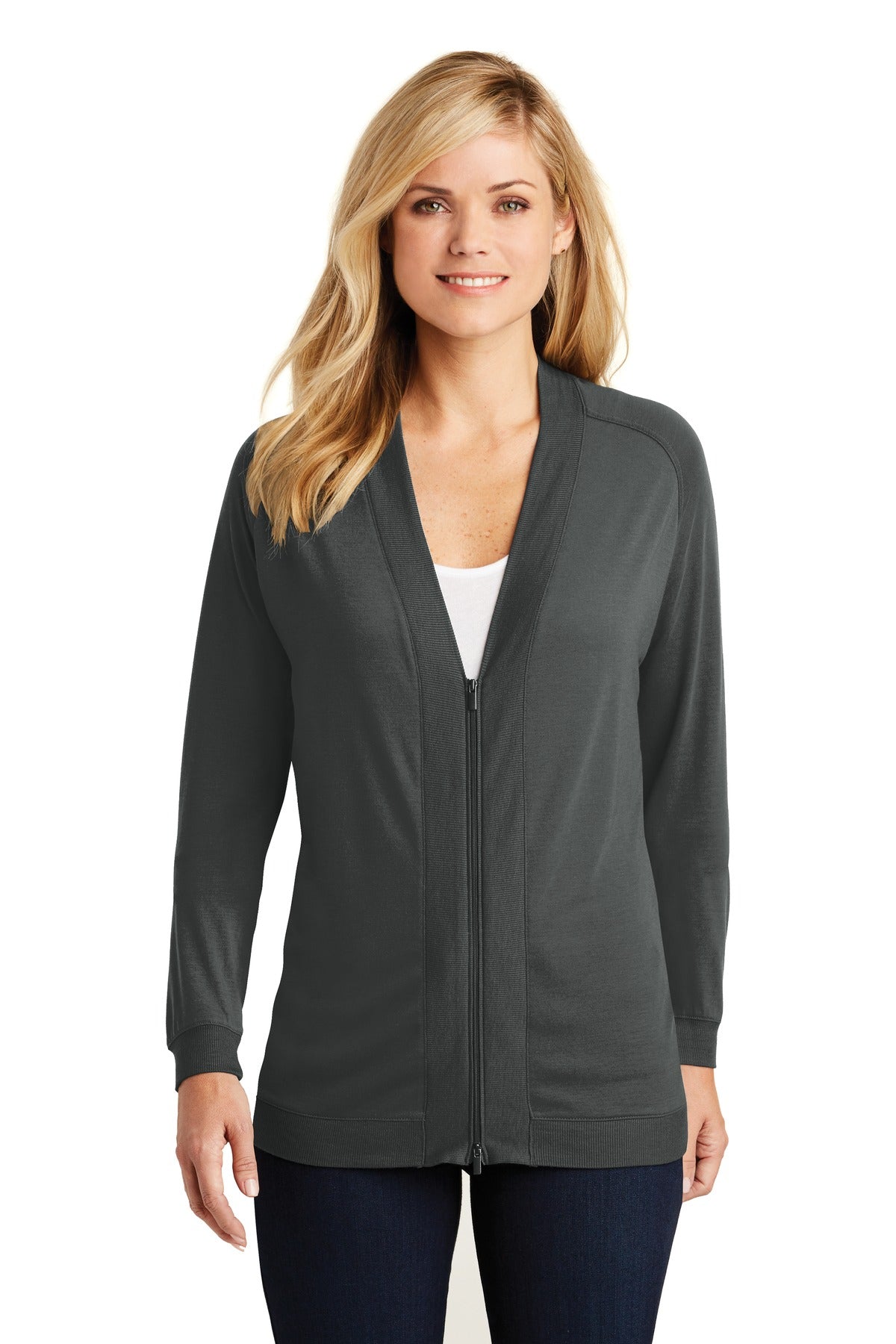 Port Authority® Ladies Concept Bomber Cardigan