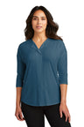 Port Authority® Women's Concept 3/4-Sleeve Soft Split Neck Top