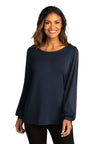 Port Authority ® Women's Luxe Knit Jewel Neck Top