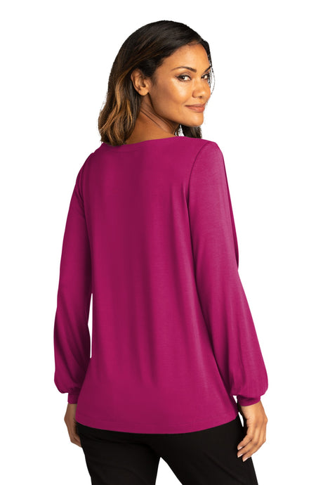 Port Authority ® Women's Luxe Knit Jewel Neck Top