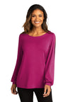 Port Authority ® Women's Luxe Knit Jewel Neck Top