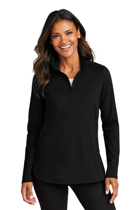 Port Authority® Women's C-FREE® Double Knit 1/4-Zip